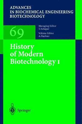 bokomslag History of Modern Biotechnology I