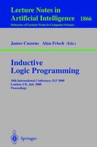 bokomslag Inductive Logic Programming