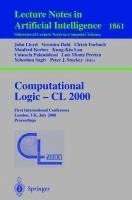 bokomslag Computational Logic - CL 2000