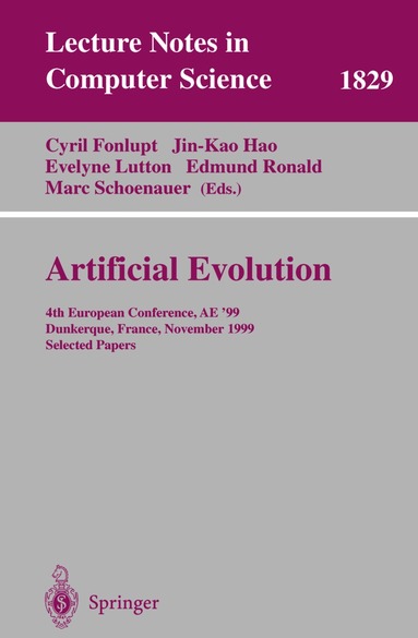 Cyril Fonlupt, Jin-Kao Hao, Evelyne Lutton, Edmund Ronald, Marc Schoenauer - Artificial Evolution, Häftad