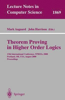 bokomslag Theorem Proving in Higher Order Logics