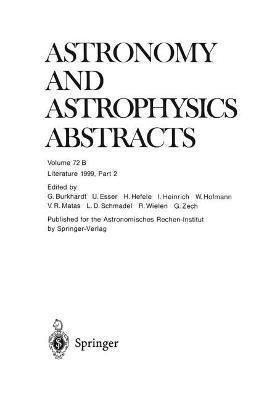 Astronomisches Rechen-Institut - Literature 1999, Part 2, Inbunden