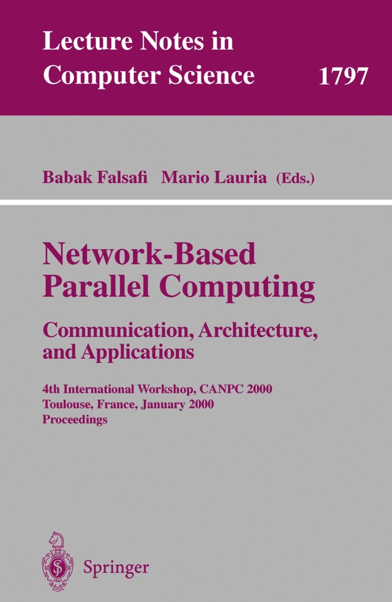 Babak Falsafi, Mario Lauria - Network-Based Parallel Computing - Communication, Architecture, and Applications, Häftad
