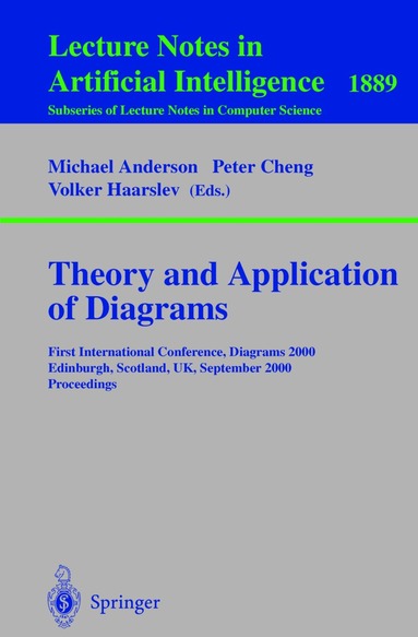 Michael Anderson, Peter Cheng, Volker Haarslev - Theory and Application of Diagrams, Häftad