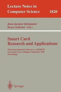 bokomslag Smart Card. Research and Applications