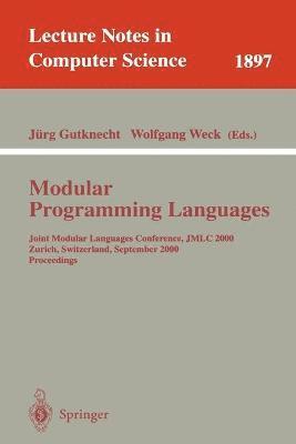 Modular Programming Languages