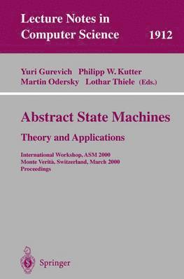 Abstract State Machines - Theory and Applications 1
