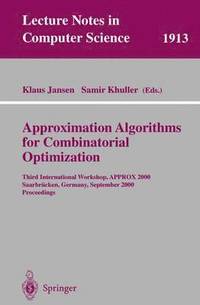 bokomslag Approximation Algorithms for Combinatorial Optimization