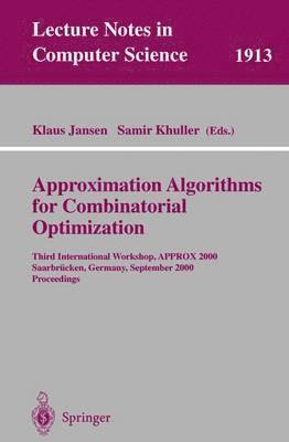Klaus Jansen, Samir Khuller - Approximation Algorithms for Combinatorial Optimization, Häftad