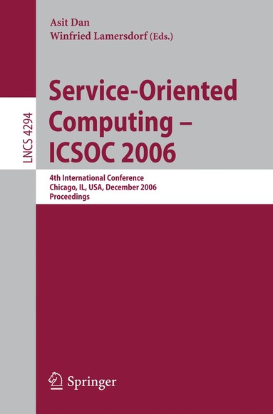 bokomslag Service-Oriented Computing - ICSOC 2006