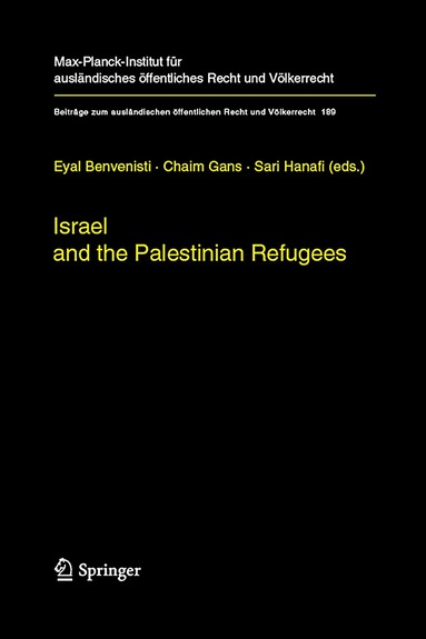 bokomslag Israel and the Palestinian Refugees