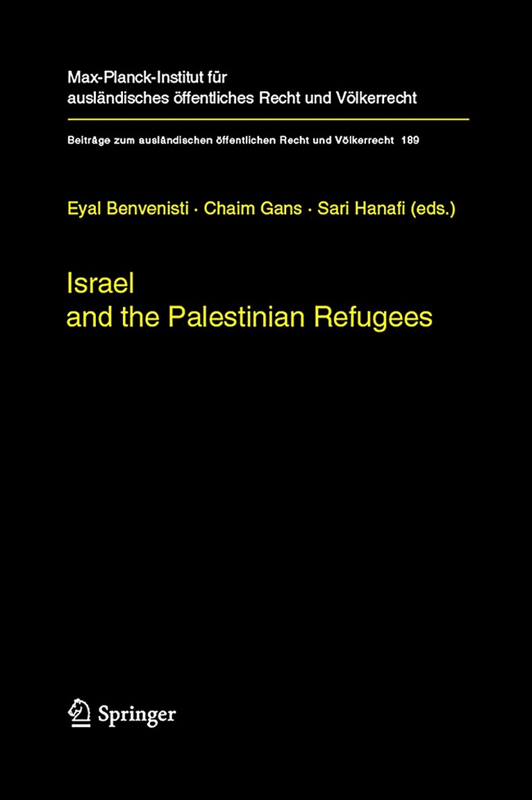 Israel and the Palestinian Refugees 1