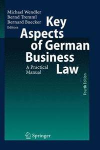 bokomslag Key Aspects of German Business Law