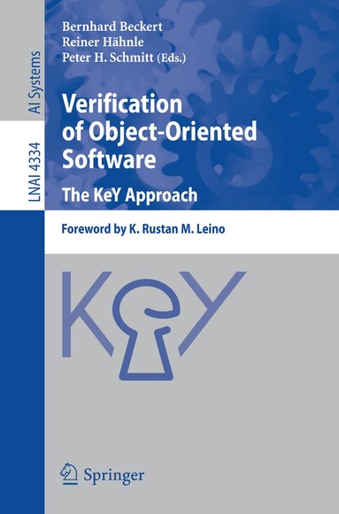 Bernhard Beckert, Reiner Hähnle, Peter H. Schmitt - Verification of Object-Oriented Software. The KeY Approach, Häftad