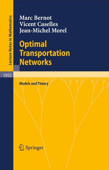Marc Bernot, Vicent Caselles, Jean-Michel Morel - Optimal Transportation Networks, Häftad