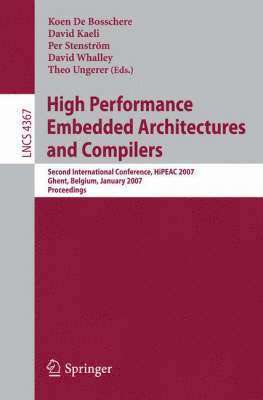 bokomslag High Performance Embedded Architectures and Compilers