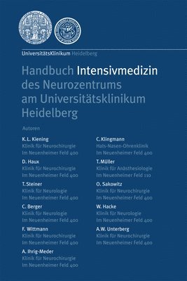 bokomslag Handbuch Intensivmedizin des Neurozentrums am Universitätsklinikum Heidelberg