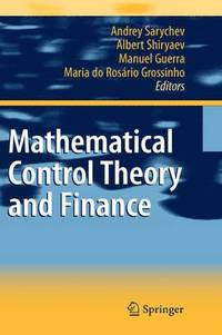 bokomslag Mathematical Control Theory and Finance