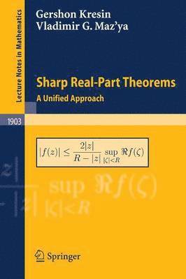 Sharp Real-Part Theorems 1