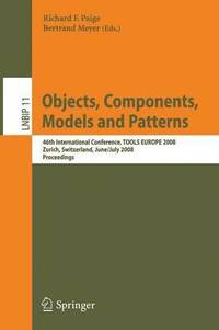 bokomslag Objects, Components, Models and Patterns