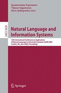 bokomslag Natural Language and Information Systems