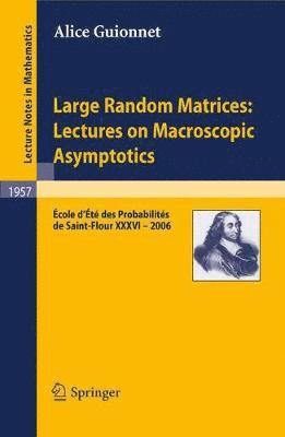 Alice Guionnet - Large Random Matrices: Lectures on Macroscopic Asymptotics, Häftad