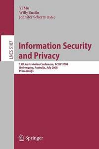 bokomslag Information Security and Privacy