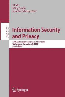 Information Security and Privacy 1