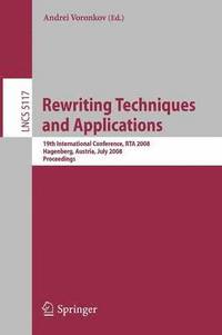 bokomslag Rewriting Techniques and Applications