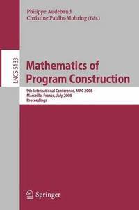 bokomslag Mathematics of Program Construction