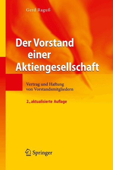 Gerd Raguß - Der Vorstand einer Aktiengesellschaft, Inbunden