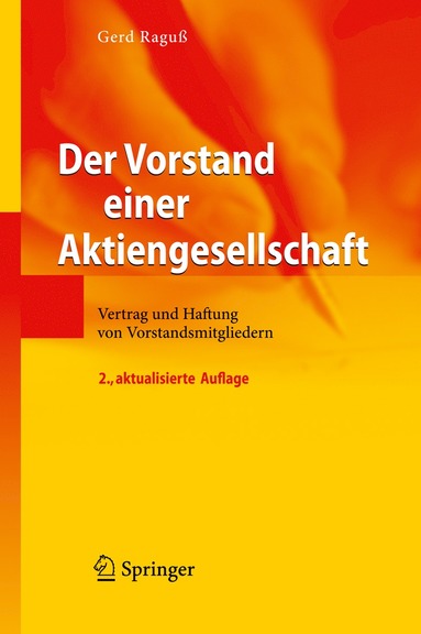 bokomslag Der Vorstand einer Aktiengesellschaft