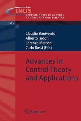 bokomslag Advances in Control Theory and Applications