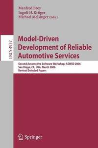 bokomslag Model-Driven Development of Reliable Automotive Services