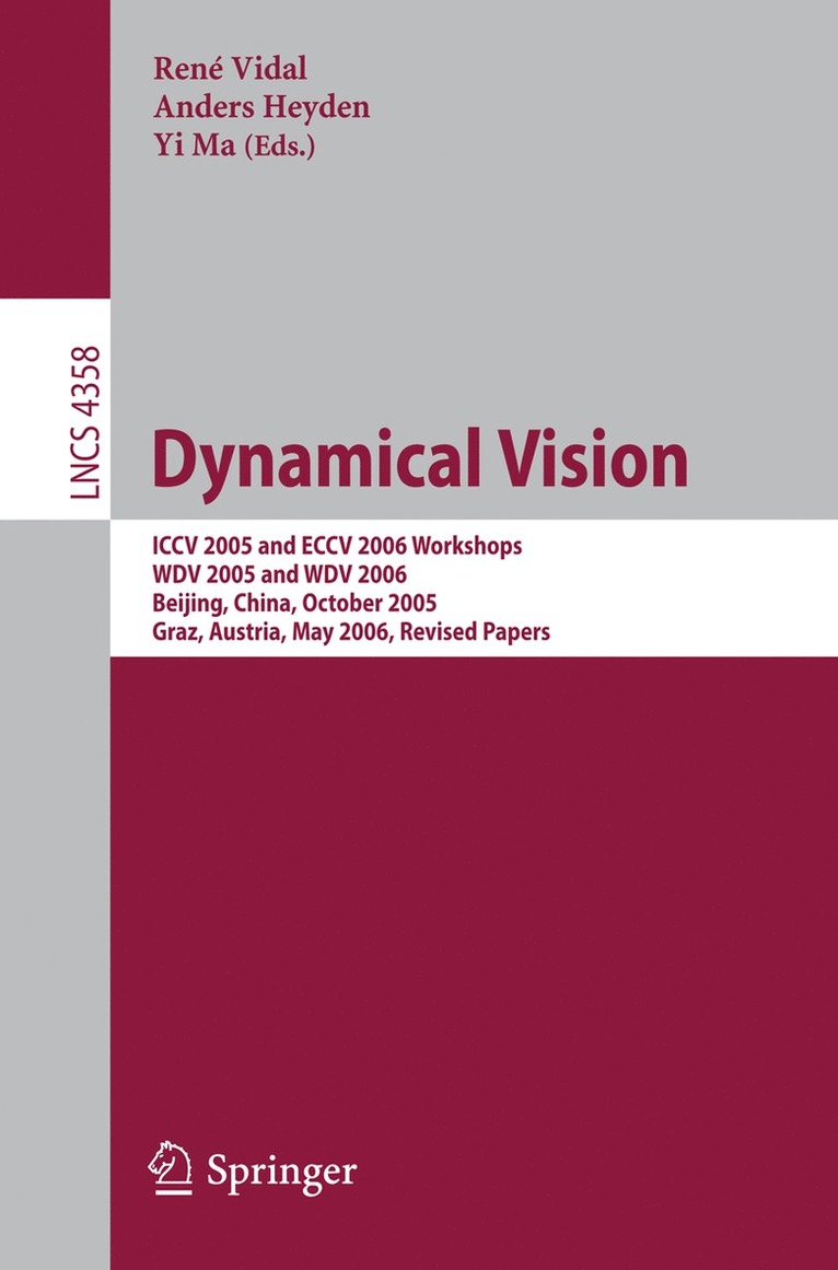 Rene Vidal, Anders Heyden, Yi Ma - Dynamical Vision, Häftad