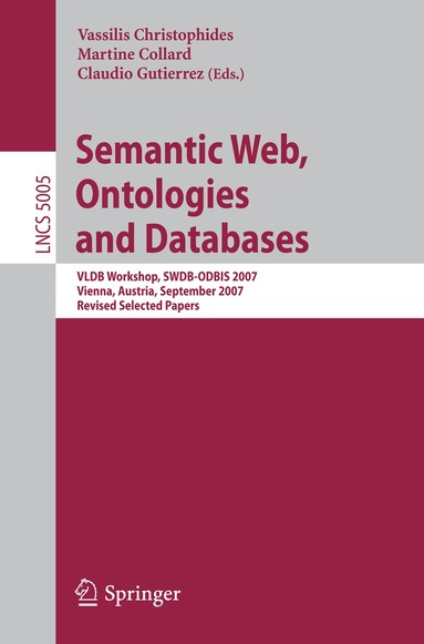 Vassilis Christophides, Martine Collard, Claudio Gutierrez - Semantic Web, Ontologies and Databases, Häftad