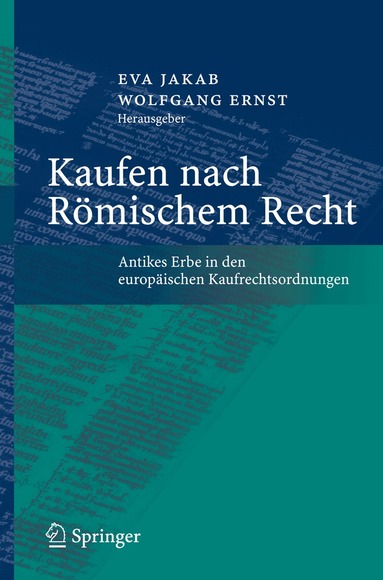 Eva Jakab, Wolfgang Ernst - Kaufen nach Römischem Recht, Häftad