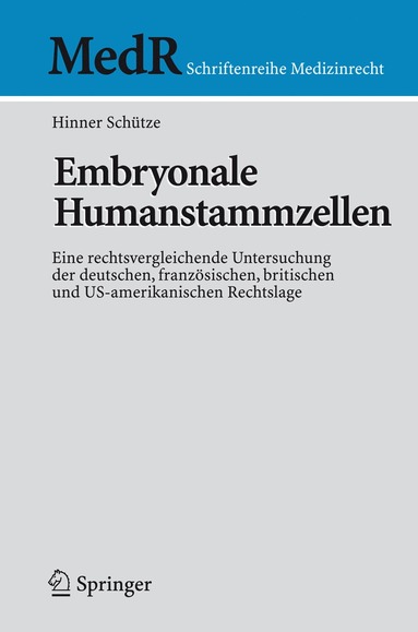 bokomslag Embryonale Humanstammzellen