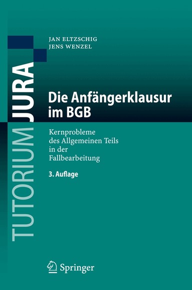Jan Eltzschig, Jens Wenzel - Die Anfängerklausur im BGB, Häftad