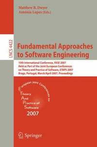 bokomslag Fundamental Approaches to Software Engineering