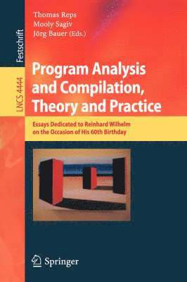 bokomslag Program Analysis and Compilation, Theory and Practice