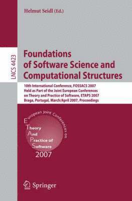 bokomslag Foundations of Software Science and Computational Structures