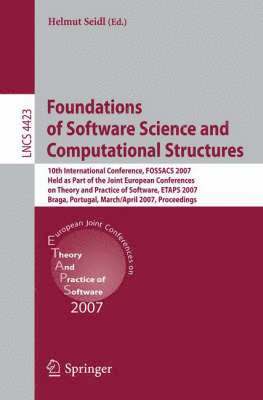 Foundations of Software Science and Computational Structures 1