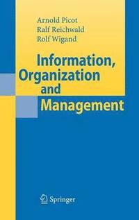 bokomslag Information, Organization and Management