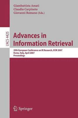 bokomslag Advances in Information Retrieval