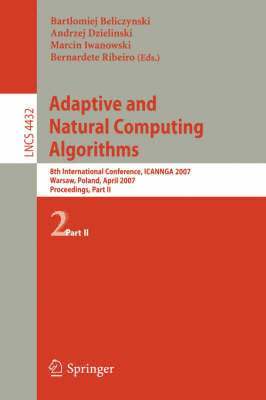 Adaptive and Natural Computing Algorithms 1