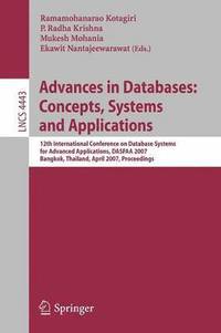 bokomslag Advances in Databases: Concepts, Systems and Applications
