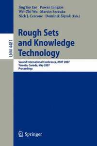 bokomslag Rough Sets and Knowledge Technology