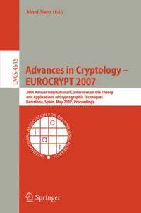 bokomslag Advances in Cryptology - EUROCRYPT 2007