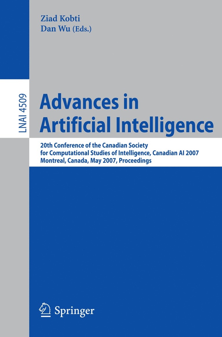 Ziad Kobti, Dan Wu - Advances in Artificial Intelligence, Häftad